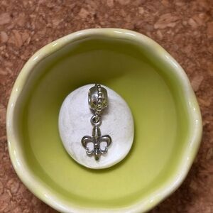 Pandora Silver Bracelet Charm - Fleur de lis